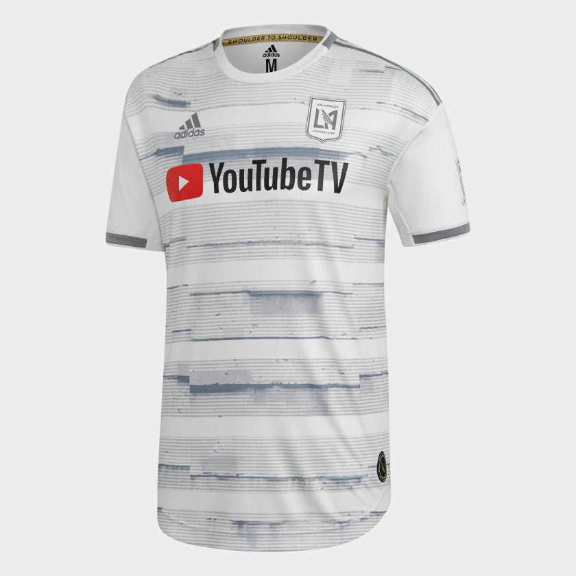 Adidas LAFC  Away Authentic Jersey White  2019 - Grey