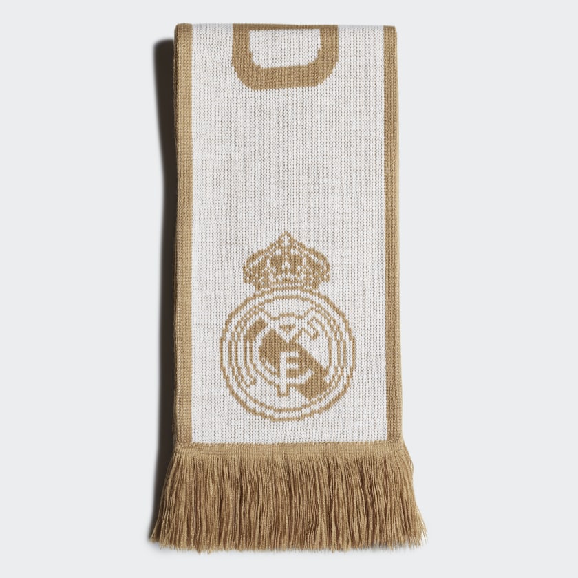 adidas 2019-20 Real Madrid Scarf - White-Gold