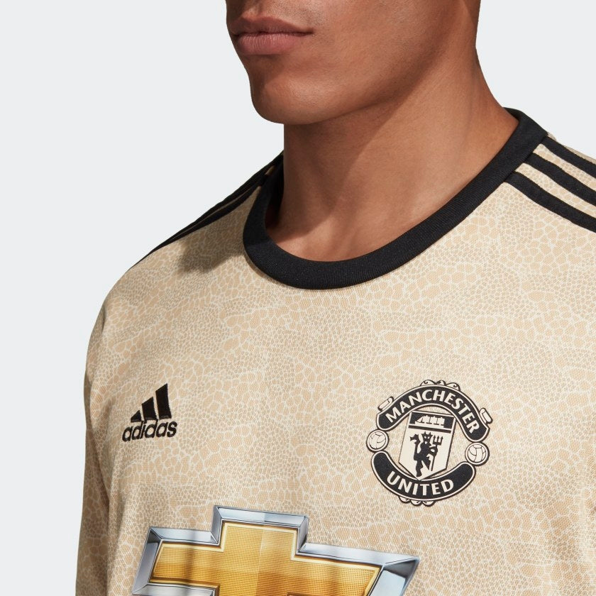 adidas 2019-20 Manchester United Away Jersey - Gold