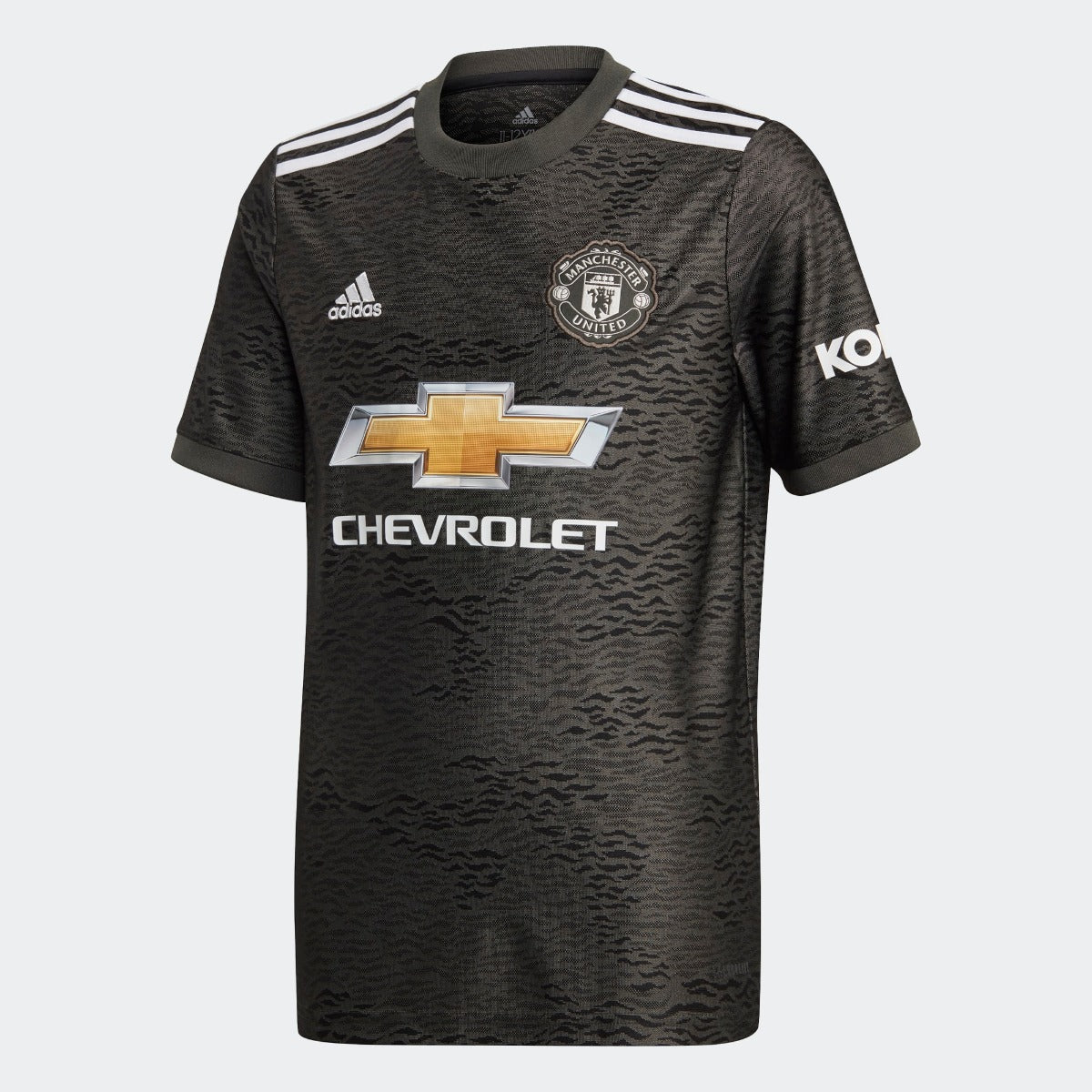 Adidas 2020-21 Manchester United YOUTH Away Jersey - Green-Black