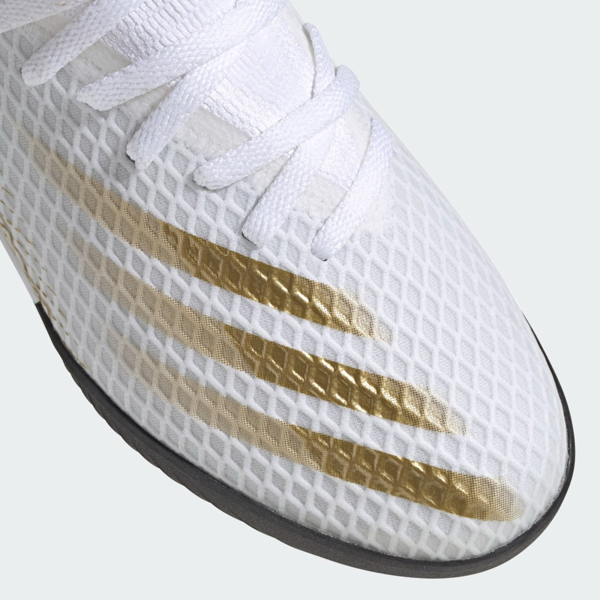 Adidas JR X Ghosted.3 TF - White-Gold