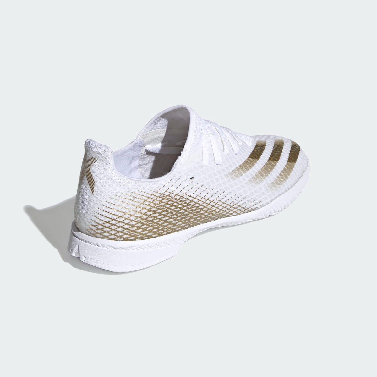 Adidas JR X Ghosted.3 IN - White-Gold