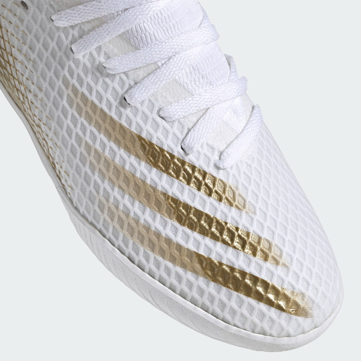 Adidas JR X Ghosted.3 IN - White-Gold