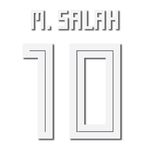 Egypt 2018 Home M.Salah #10 Jersey Name Set