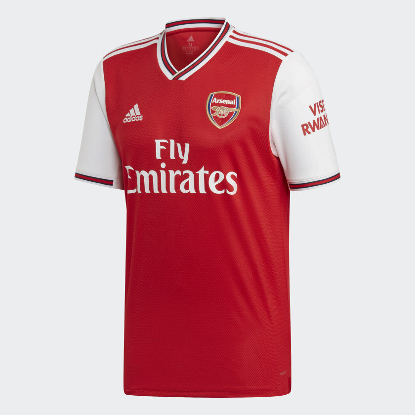 adidas 2019-20 Arsenal Home Jersey - Red-White