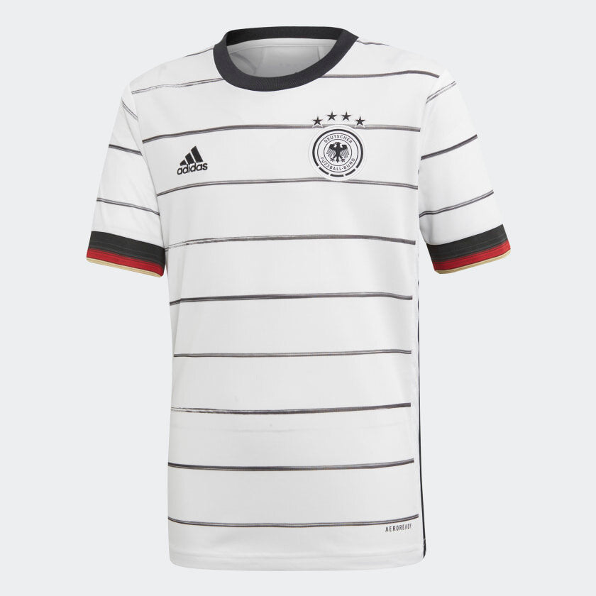 adidas 2020-21 Germany Home YOUTH Jersey - White-Black
