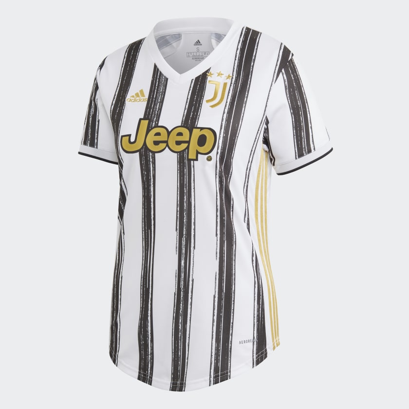 Adidas 2020-21 Juventus Women Home Jersey - White-Black