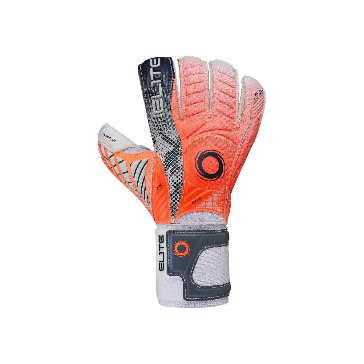 Elite Sport 2022 Club Goalkeeper Glove - Orange-White (Single - Outer)