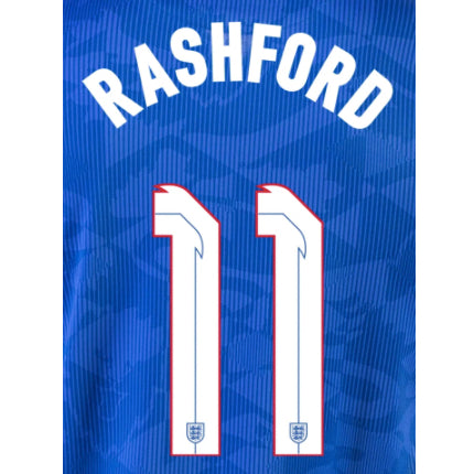 England 2020/22 Away Rashford #11 Jersey Name Set (Main)