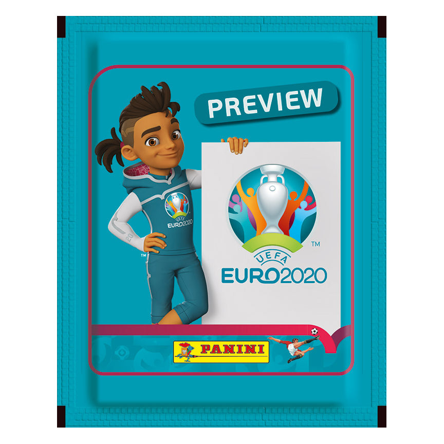 2020 Panini Euro Preview Stickers PACKETS (5 Stickers EA)