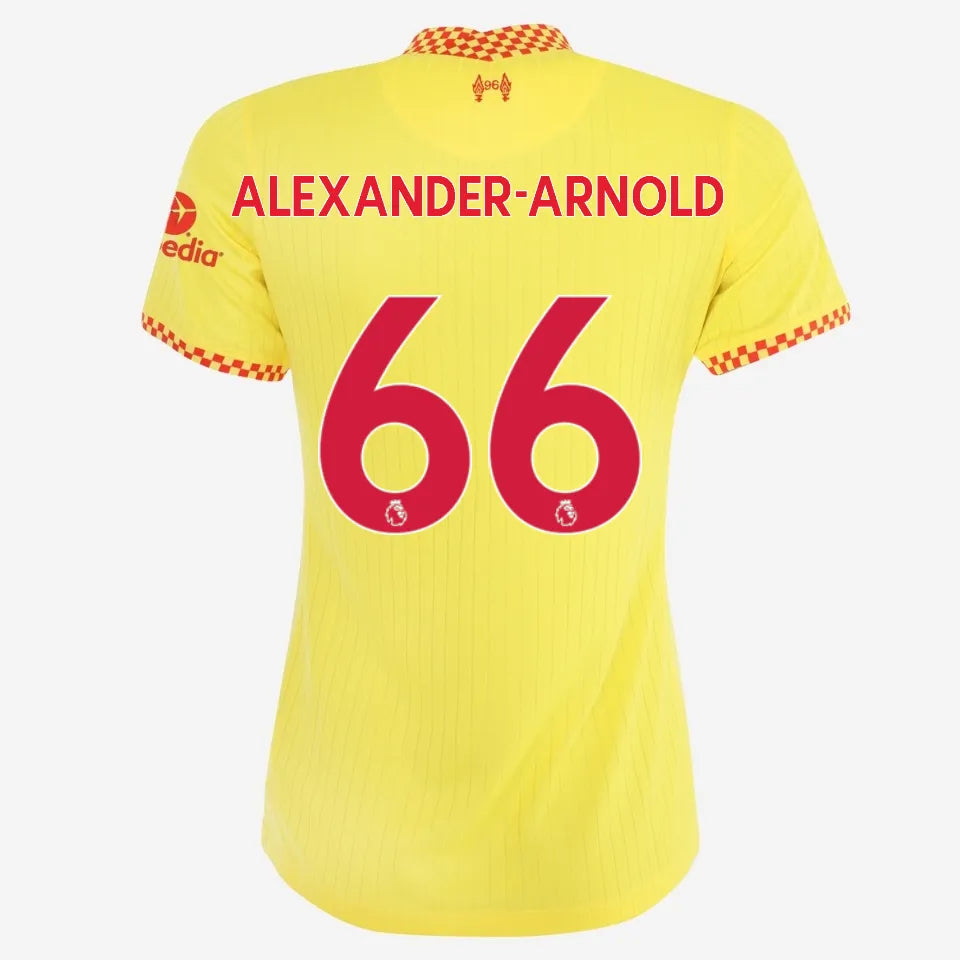 Nike 2021-22 Liverpool Youth Third Jersey - Yellow