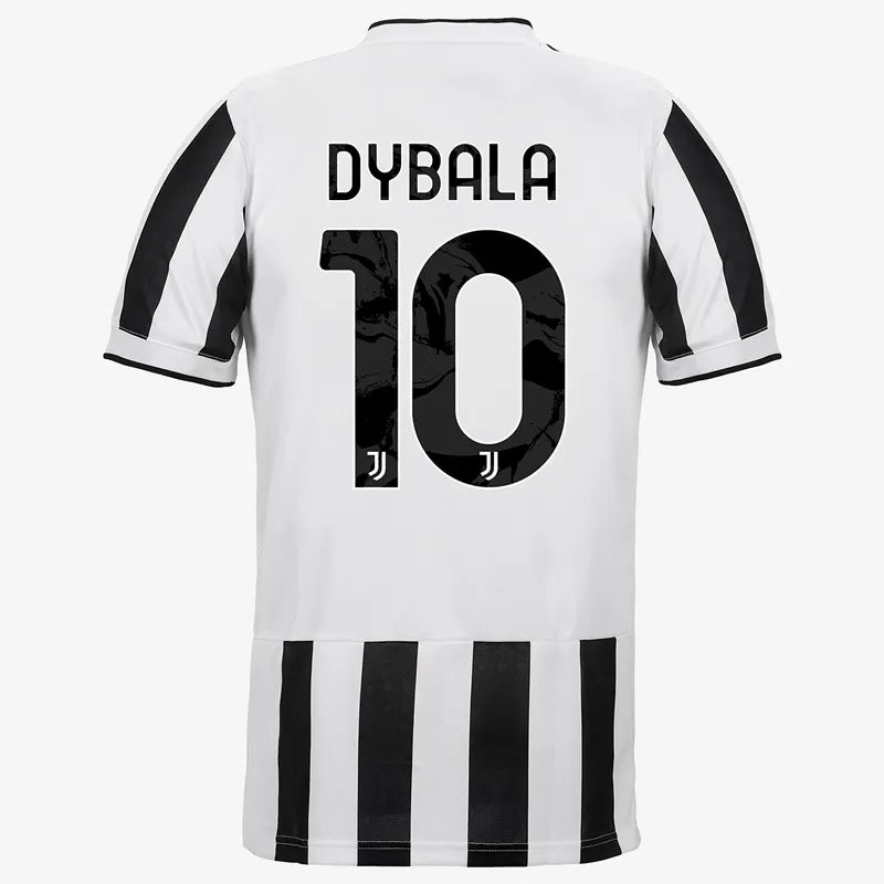 Adidas 2021-22 Juventus Home Authentic Jersey - White-Black
