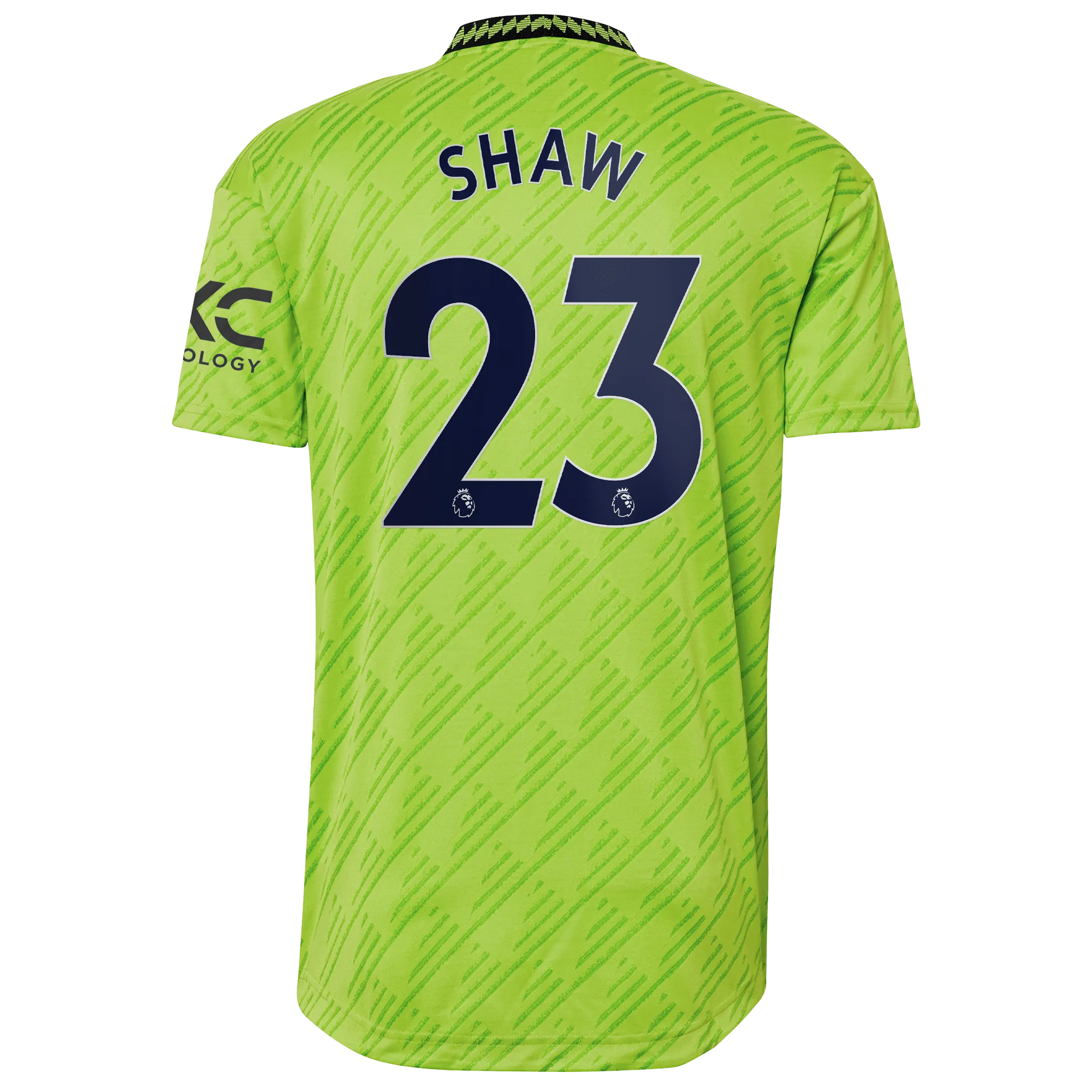 adidas 2022-23 Manchester United Authentic Third Jersey - Solar Slime