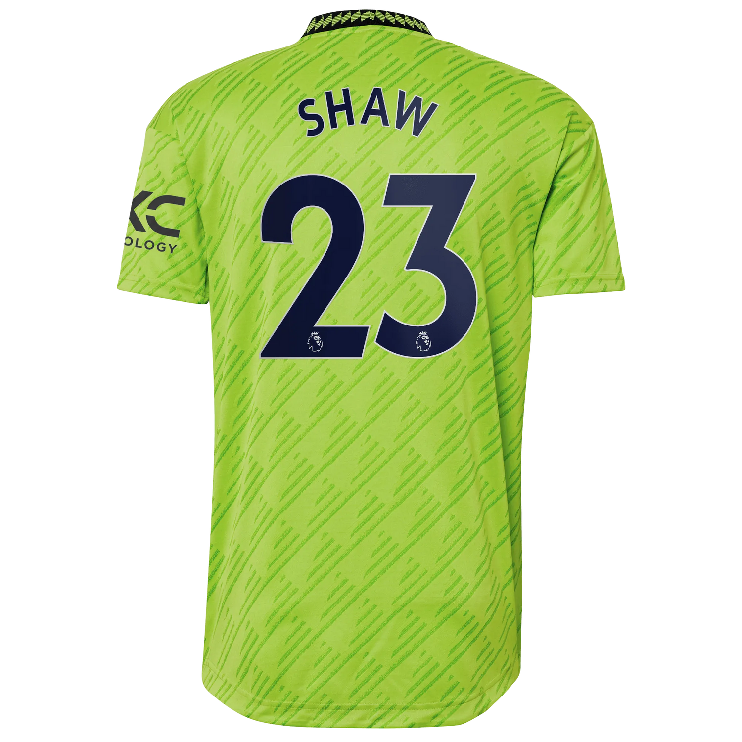 adidas 2022-23 Manchester United Authentic Third Jersey - Solar Slime