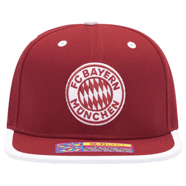 Fi Collection Bayern Munich Tape Snapback - Scarlet (Front)