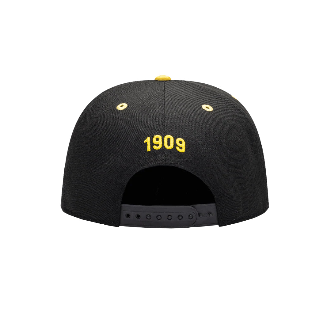 Fan Ink Collection Borussia Dortmund Tape Snapback - Black