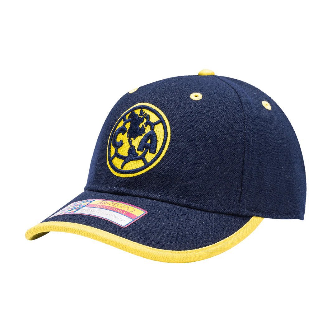 Fan Ink Collection Club America Tape Adjustable Hat - Navy