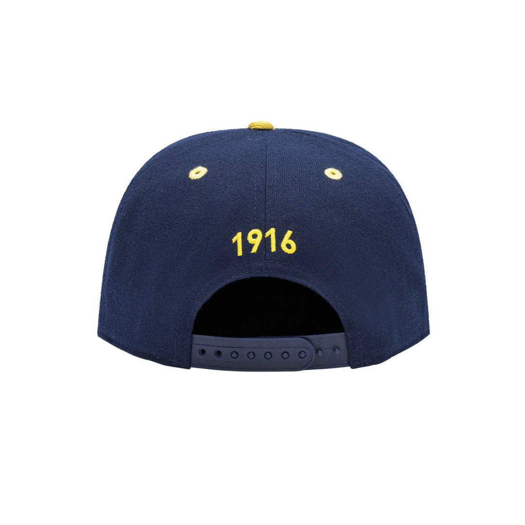 Fan Ink Collection Club America Tape Snapback Hat - Navy