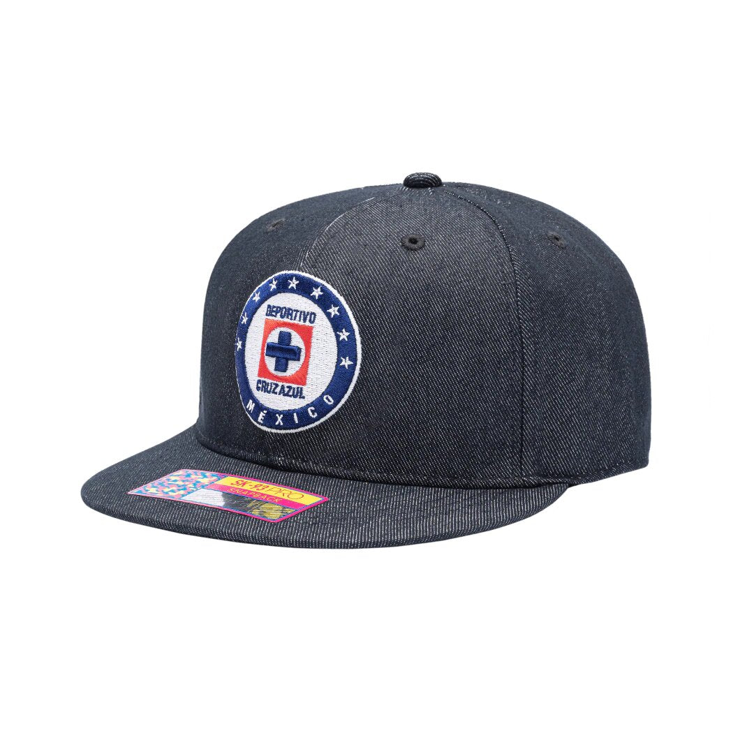 Fi Collection Cruz Azul 541 Snapback - Navy (Diagonal 1)