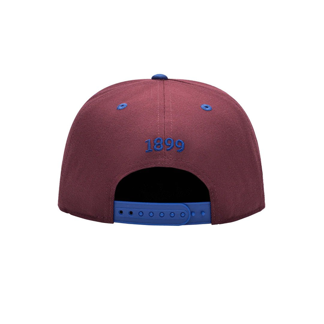 Fi Collection FC Barcelona Tape Snapback Hat - Cardinal (Back)