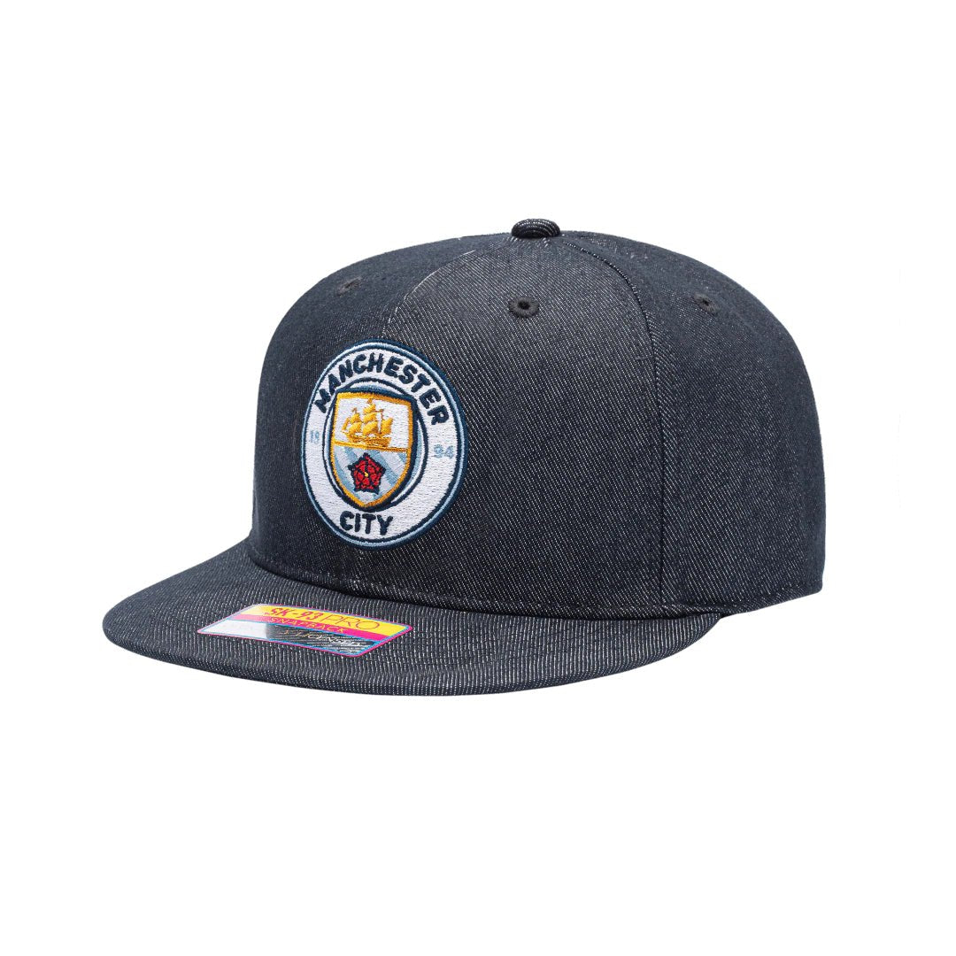 Fi Collection Manchester City 541 Snapback - Navy (Diagonal 1)