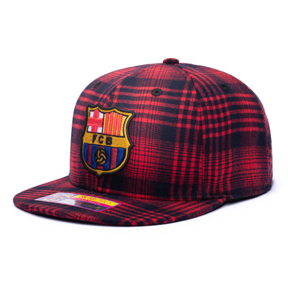 Fi collection Barcelona Hooligan Hat - Red-Navy (Diagonal)