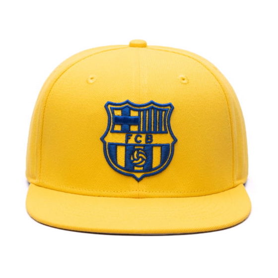FI Collection Barcelona Retro Capsule Snapback Hat - Cyber Yellow