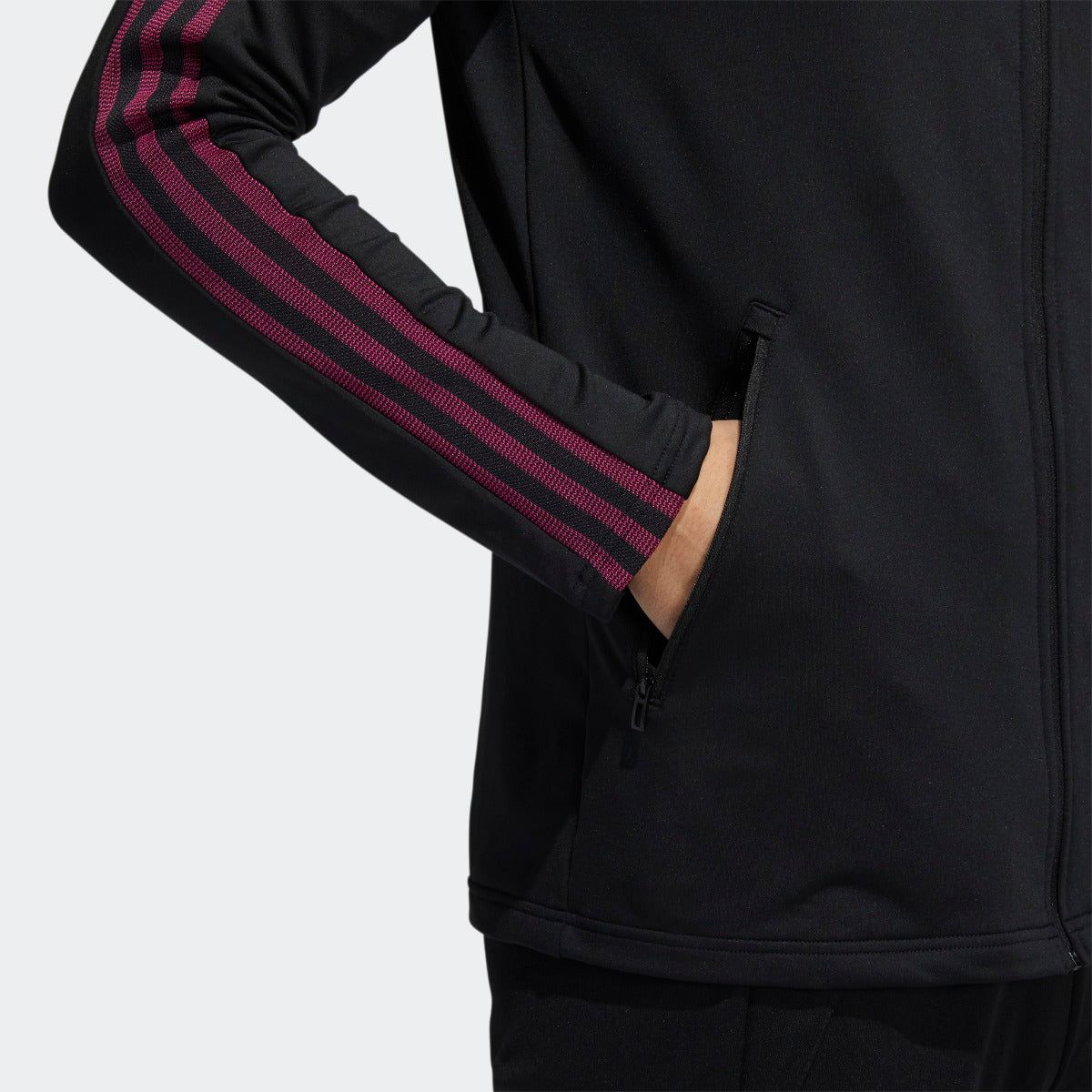 adidas 2020-21 Mexico Anthem Jacket - Black-Pink (Detail 3)