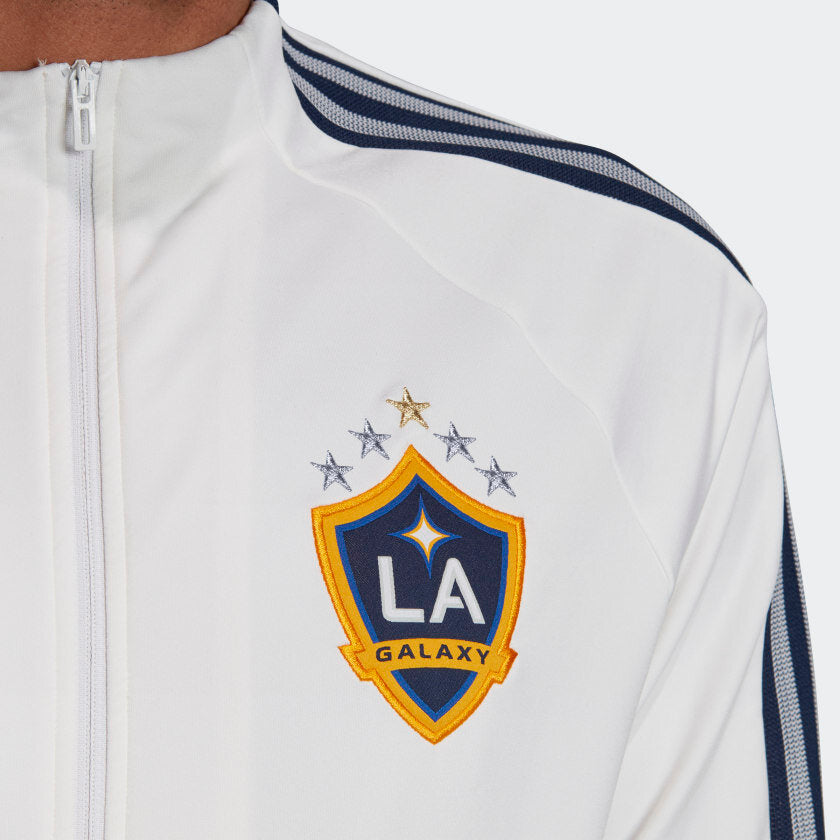 adidas 2020 LA Galaxy Anthem Jacket - White