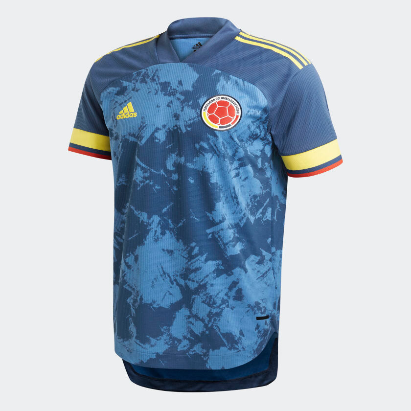 adidas 2020-21 Colombia Authentic Away Jersey - Navy
