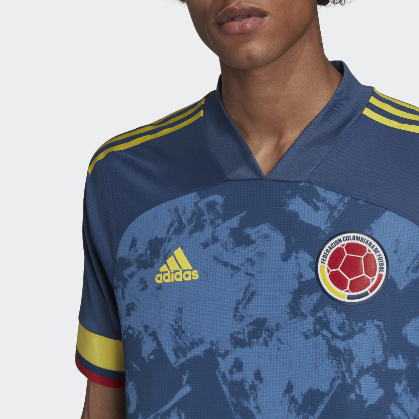 adidas 2020-21 Colombia Authentic Away Jersey - Navy