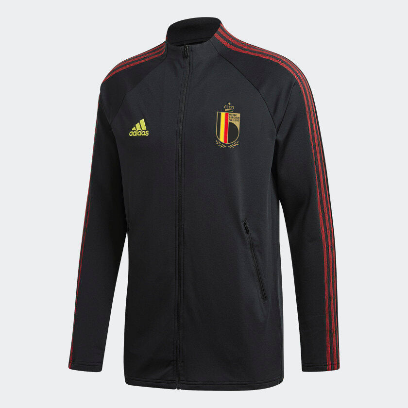 adidas 2020-21 Belgium Anthem Jacket - Black