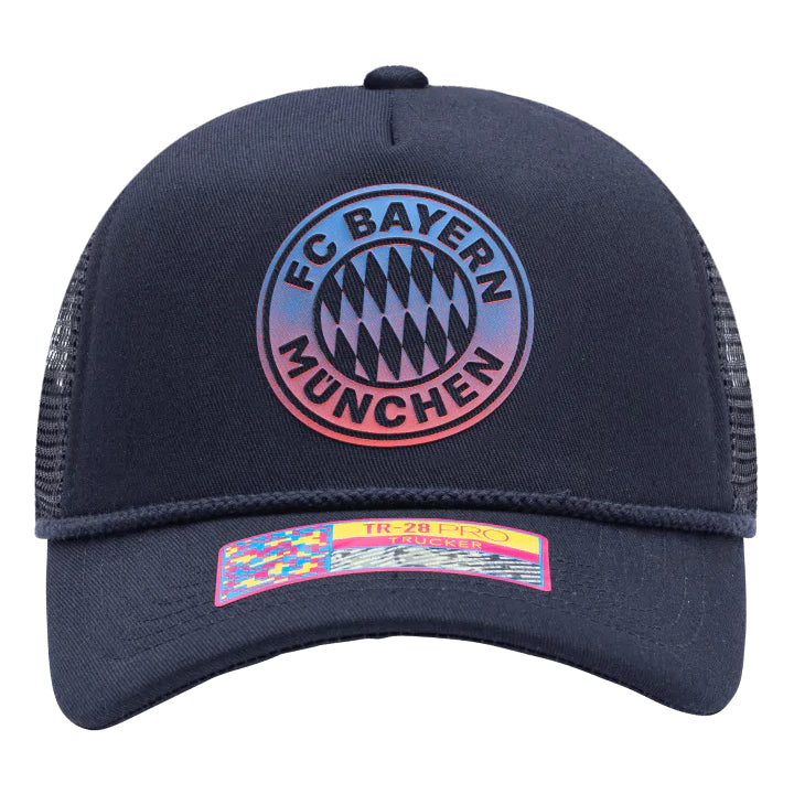 Fi Collection Bayern Munich Atmosphere Trucker Hat - Navy (Front)