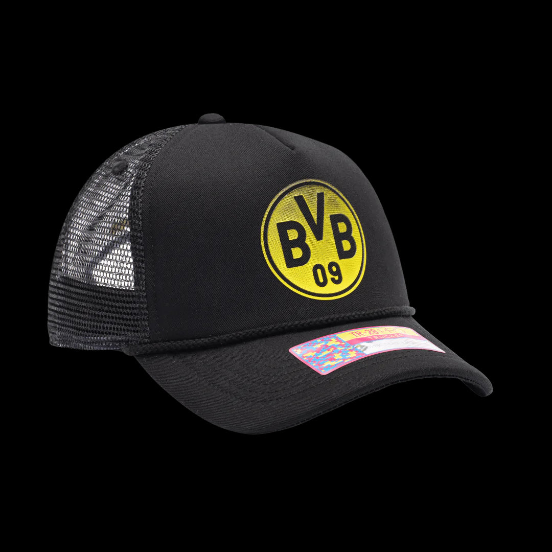 Fi Collection Borussia Dortmund Atmosphere Trucker Hat - Black (Diagonal 2)