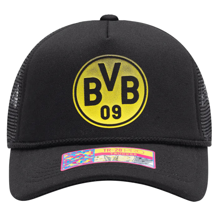 Fi Collection Borussia Dortmund Atmosphere Trucker Hat - Black (Front)