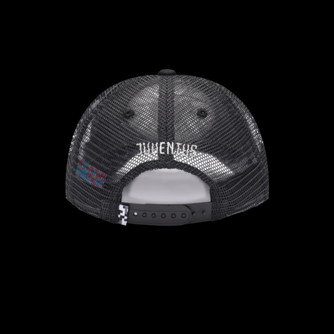 FI Collection Juventus Atmosphere Trucker Hat - Black (Back)