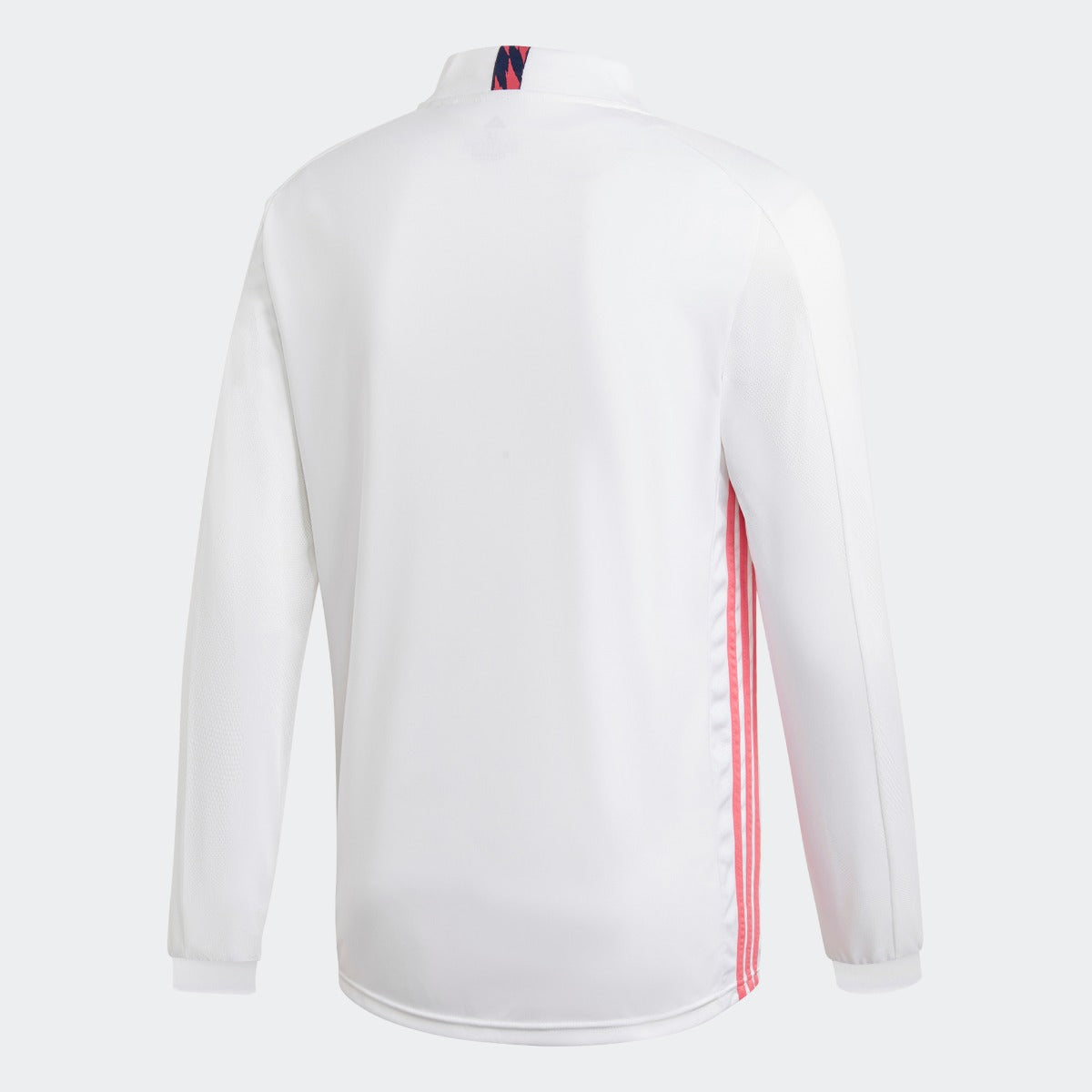 Adidas 2020-21 Real Madrid Home Long-Sleeve Jersey - White-Pink