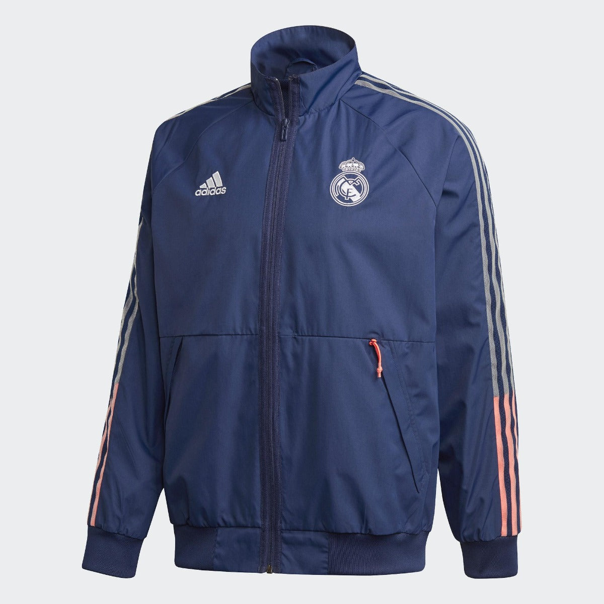 Adidas 2020-21 Real Madrid Anthem Jacket - Navy