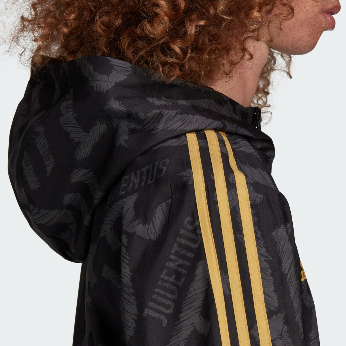 Adidas 2020-21 Juventus Windbreaker Jacket - Black-Gold