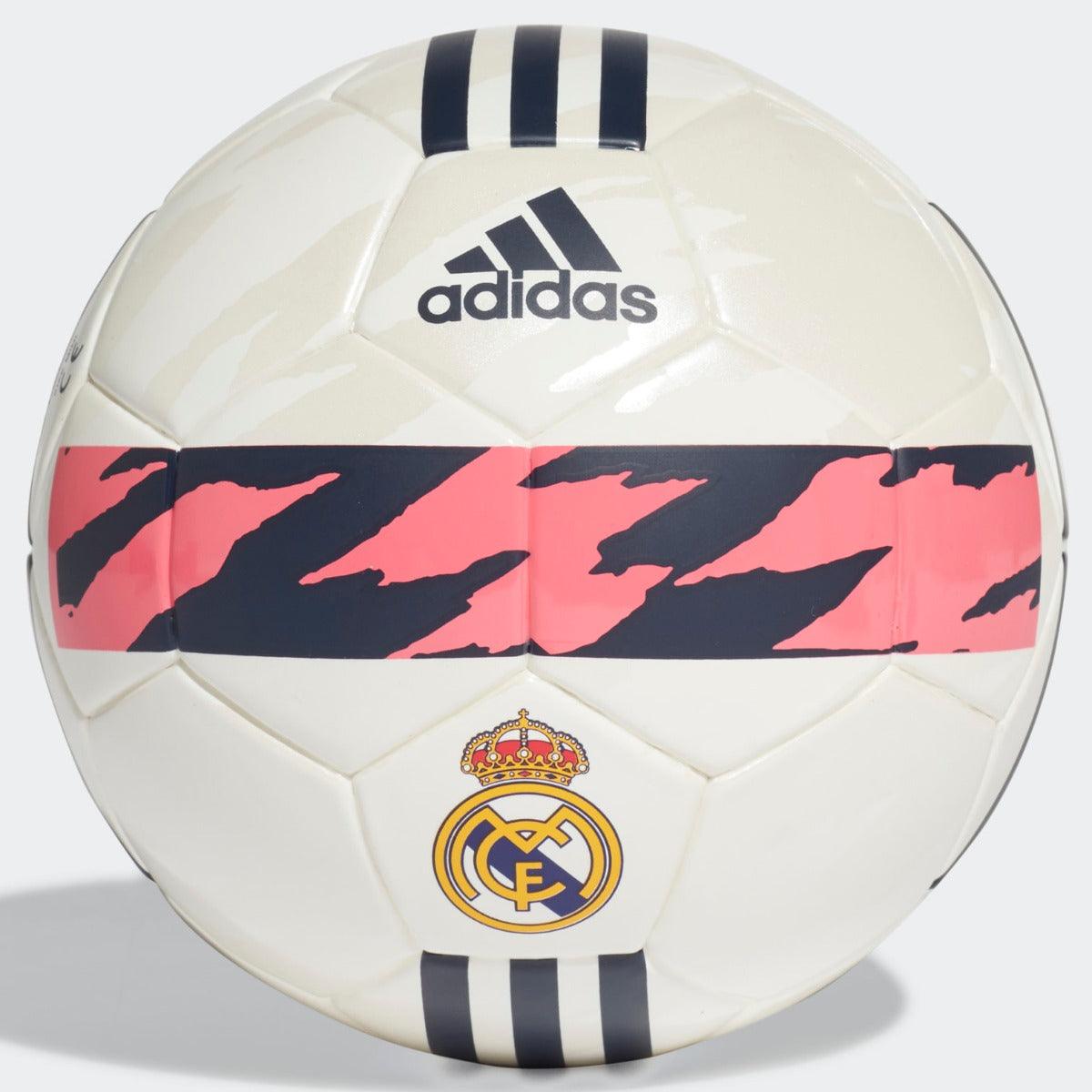 Adidas 2020-21 Real Madrid MINI Ball - White-Black-Pink
