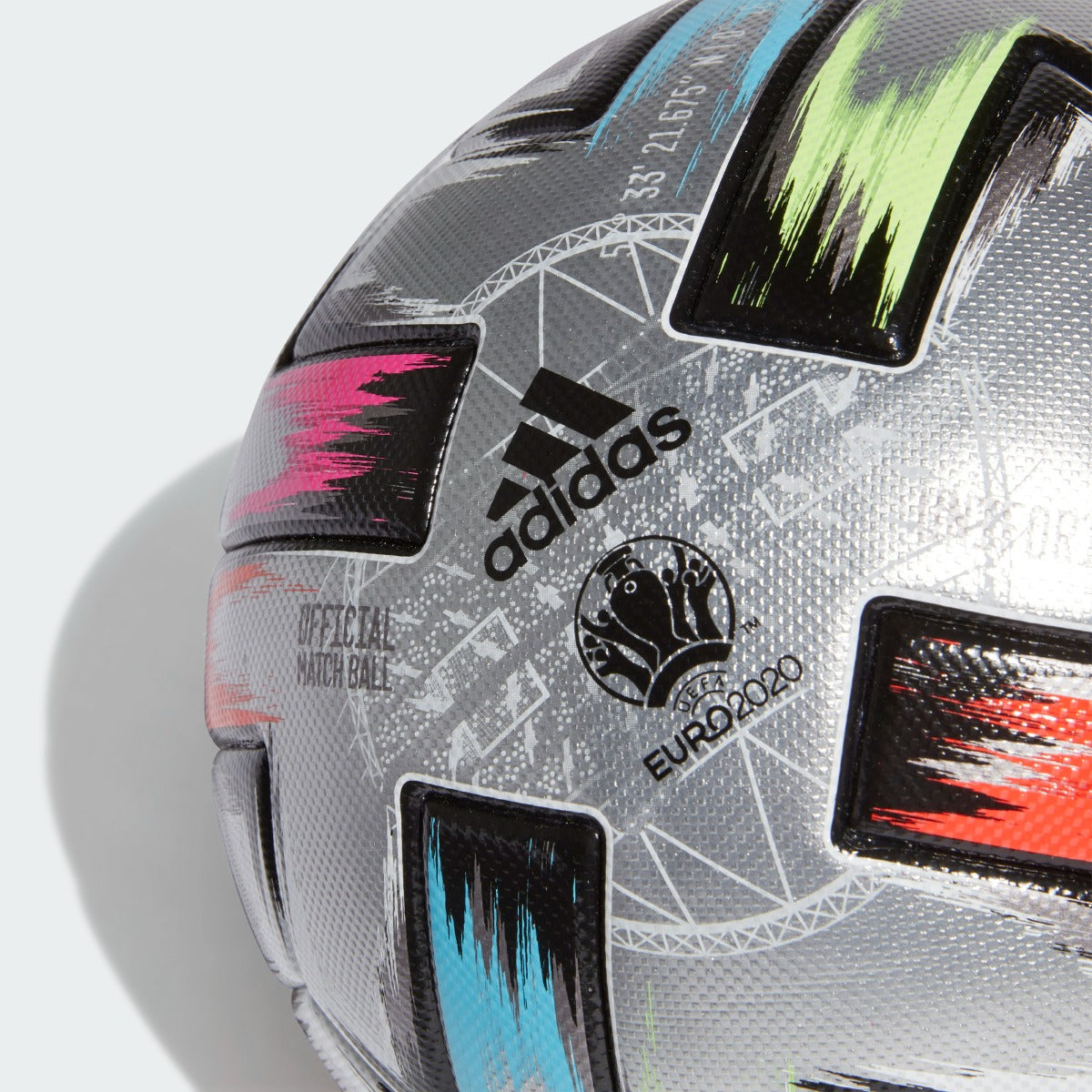 Adidas Uniforia Finale Pro Soccer Ball - Silver-Black (Detail 1)