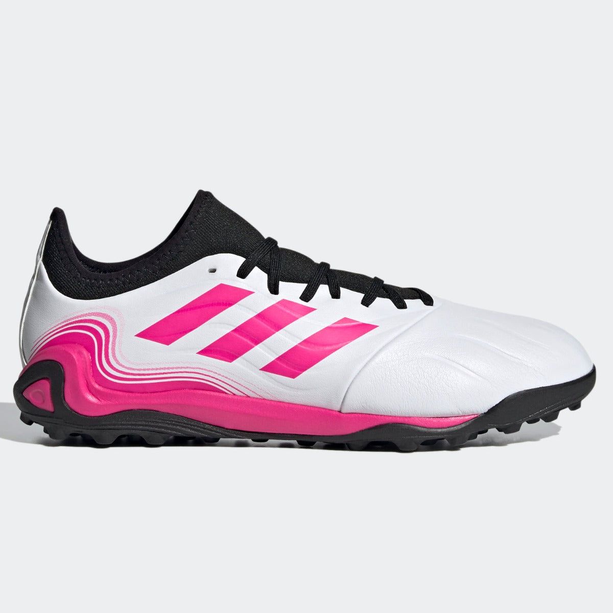 Adidas Copa Sense .3 TF - White-Black-Pink (Side 1)