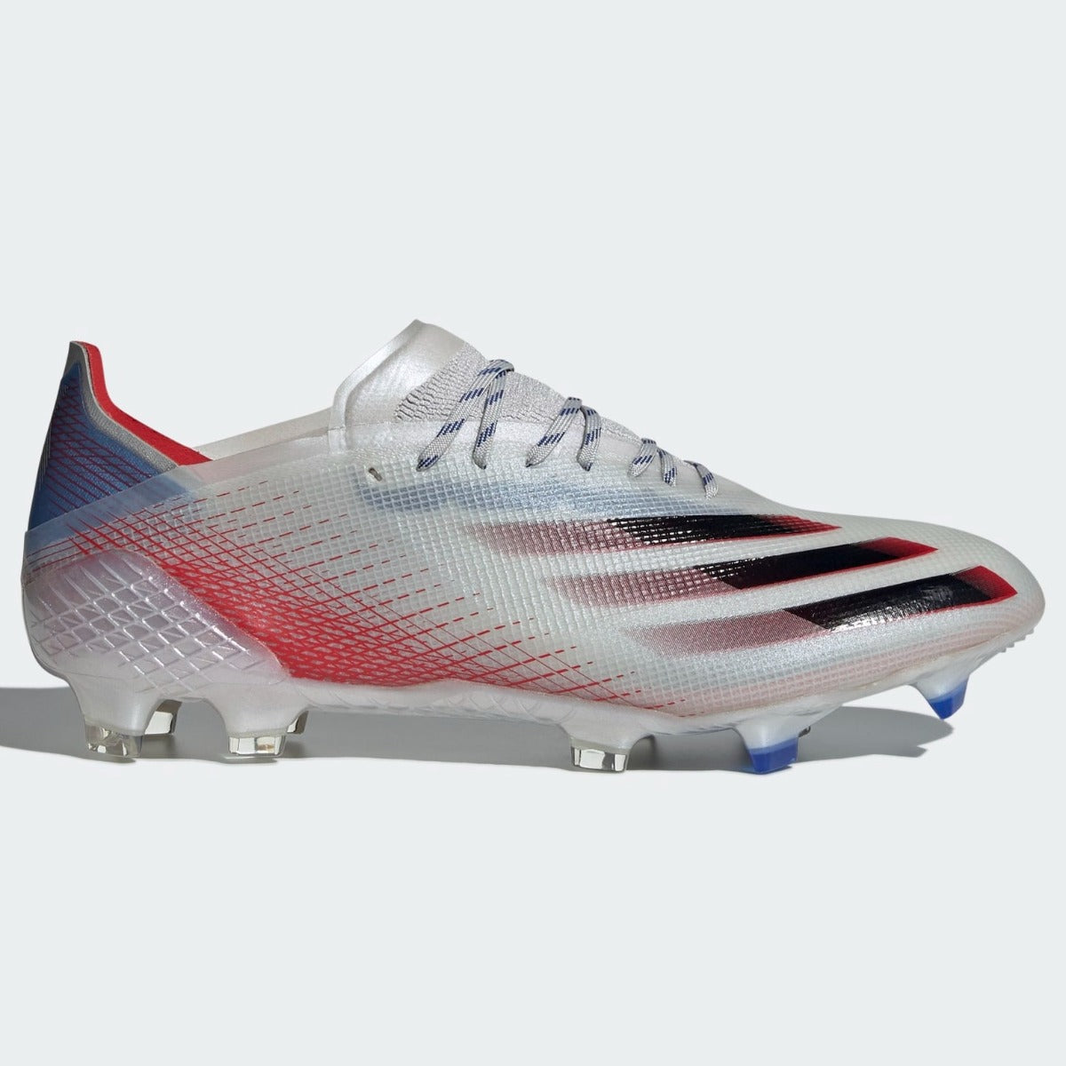 Adidas X Ghosted .1 FG - Silver Metallic-Red-Royal (Side 1)