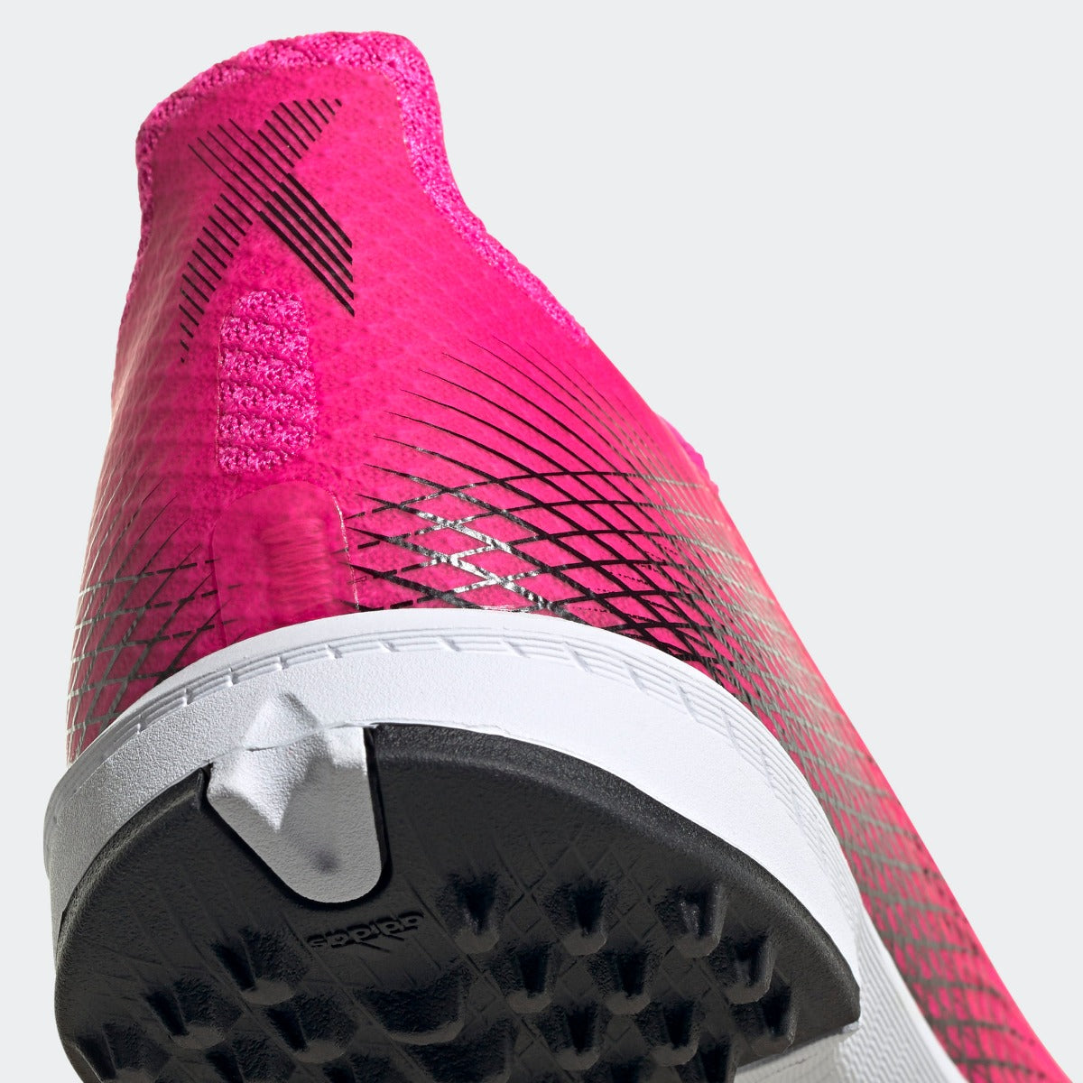 Adidas X Ghosted .3 JR TF - Pink-Black  (Detail 2)