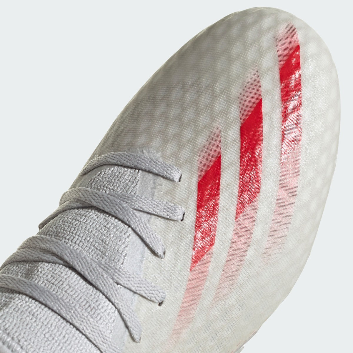 Adidas X Ghosted .3 FG - Grey-Red (Detail 1)