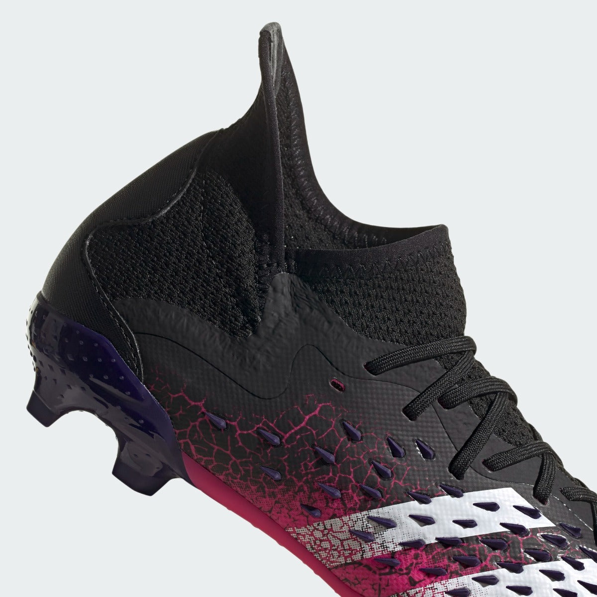 Adidas JR Predator Freak .1 FG - Black-Pink-Purple (Detail 2)