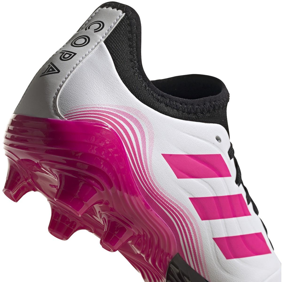 Adidas Copa Sense .3 FG - White-Black-Pink (Detail 1)