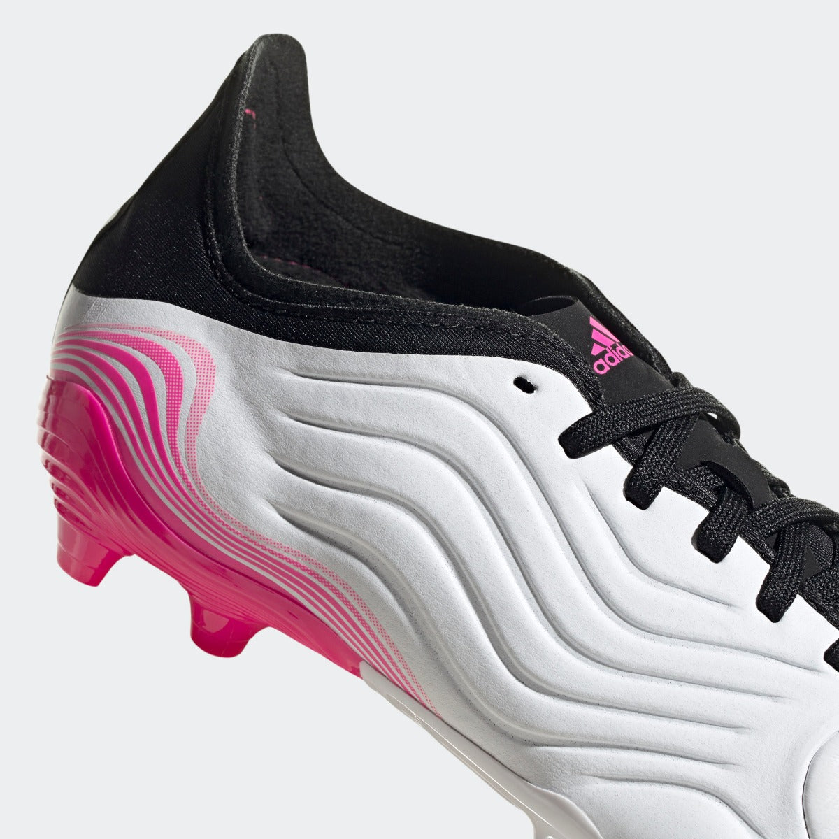 Adidas JR Copa Sense .1 FG - White-Black-Pink (Detail 1)
