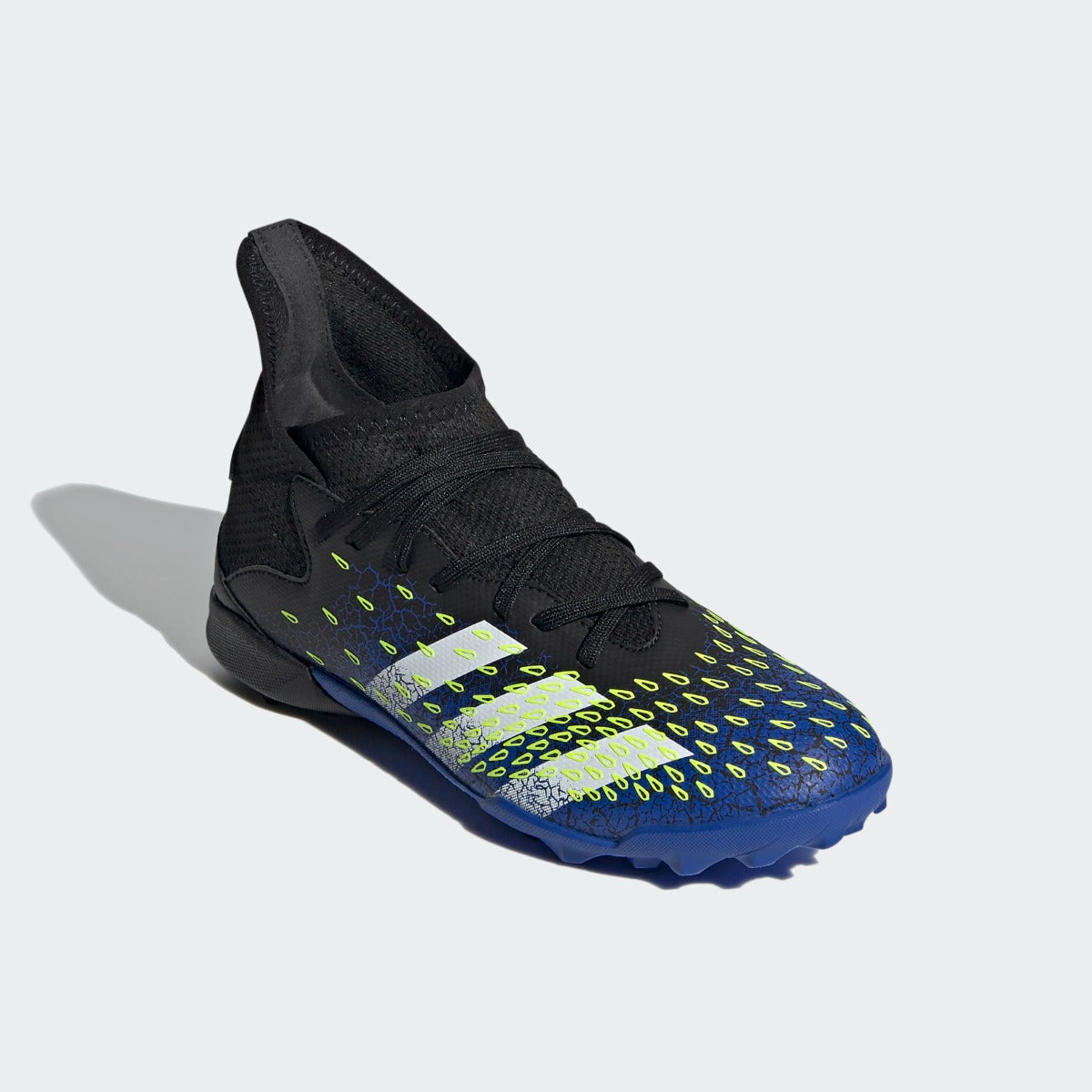 adidas Kids Predator Freak .3 Turf - Royal-Volt-Black (Diagonal 1)
