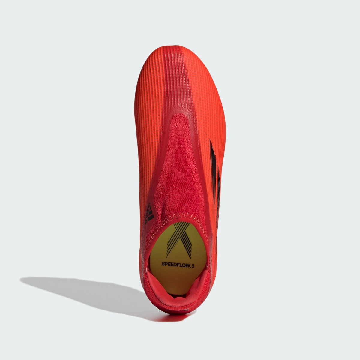 Adidas JR X Speedflow .3 Laceless FG - Red-Black (Top)